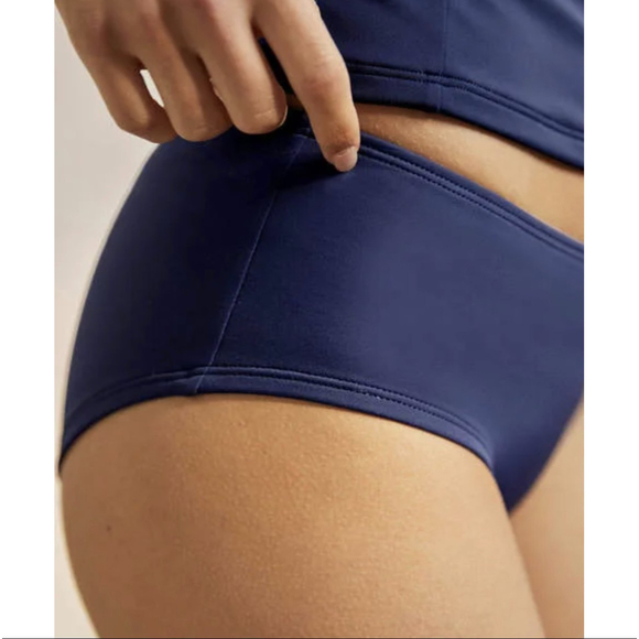 BODEN Classic Bikini French Navy Shorts Size 12 - NWT - Picture 2 of 8
